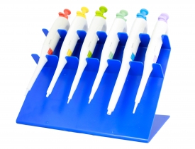 6-Place Blue ABS Pipette Stand