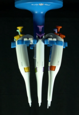 Flip and Grip Pipette Holder Under Shelf
