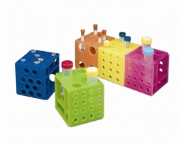 Polypropylene Interlocking Cube Racks