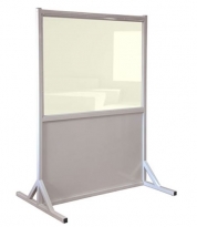 Wide Mobile Lead Barrier Clear Window