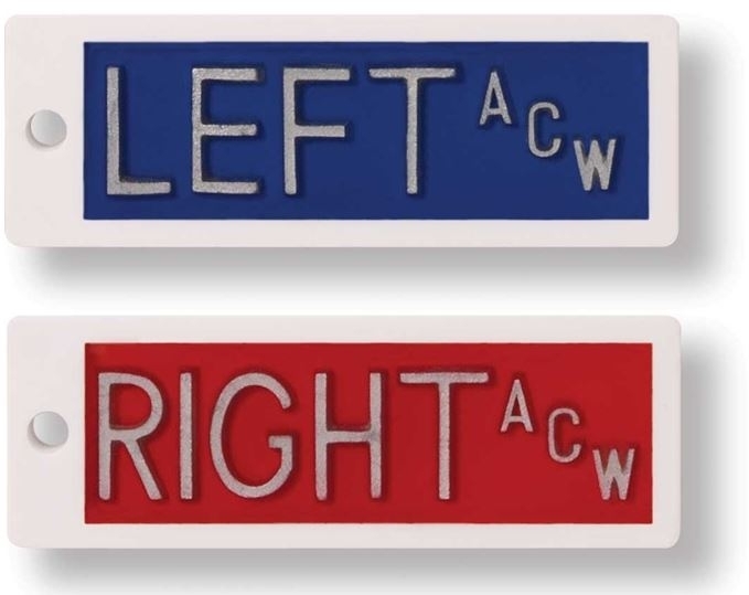 Left and Right Lead Markers