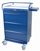 Value Line 360 Capacity Punch Card Medication Cart with Key Lock