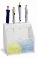 Pipettor Workstation With Disposable Tip Bins