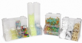 Acrylic Workstation Dispensing Bins