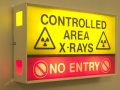 Controlled Area X-Rays Sign