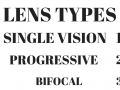 Prescription lens types