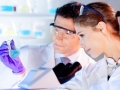 Health care professionals working in laboratory.